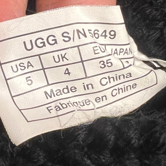 Ugg Classic Cardy black size 5 - Picture 9 of 9